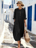 Women'S Casual Solid ColorDress