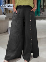 Women's Cotton And Linen Casual Pants