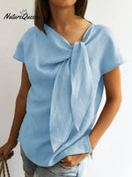 Women's Casual Cotton And Linen Elegant Top