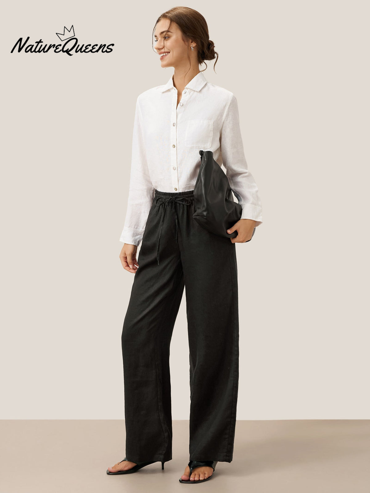 100% Linen Classic Pants LYON