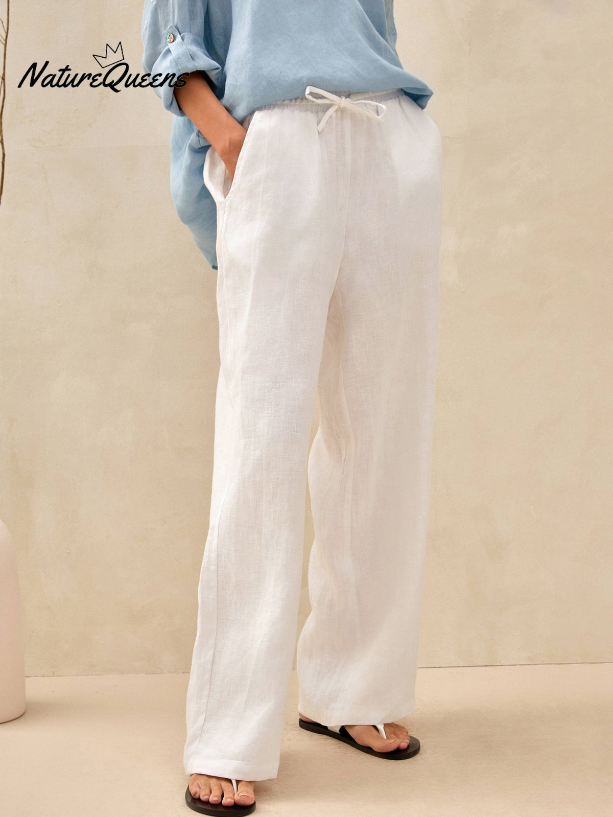 100% Linen Classic Pants LYON