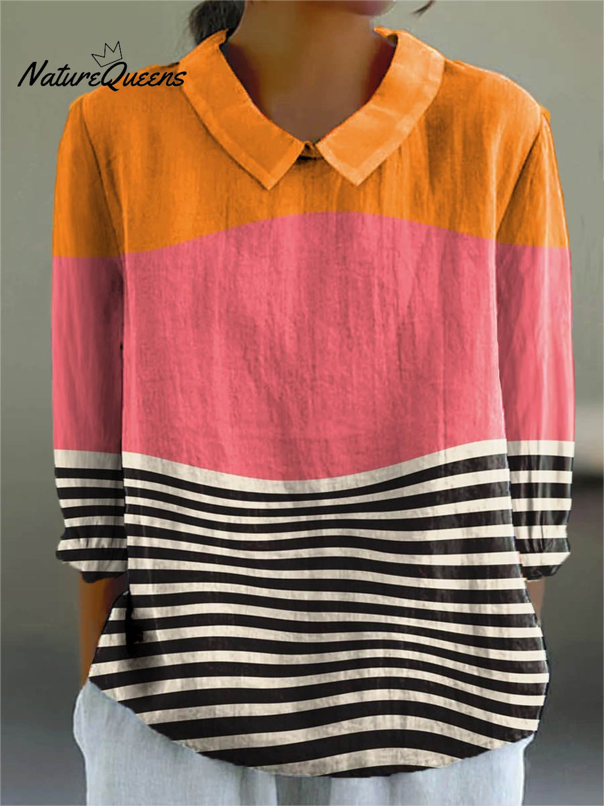 Women's Abstract Pattern Art Print Casual 100% Cotton Wide Leg Jumpsuit