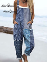 Women's Abstract Polka Dot Stripe Art Print Dress