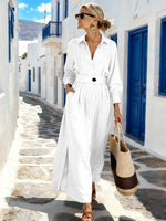 Women'S Casual Solid ColorDress