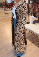 Alaia Animal Print Long Coat
