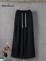 Women's Solid Color Simple Versatile Loose Casual Pants