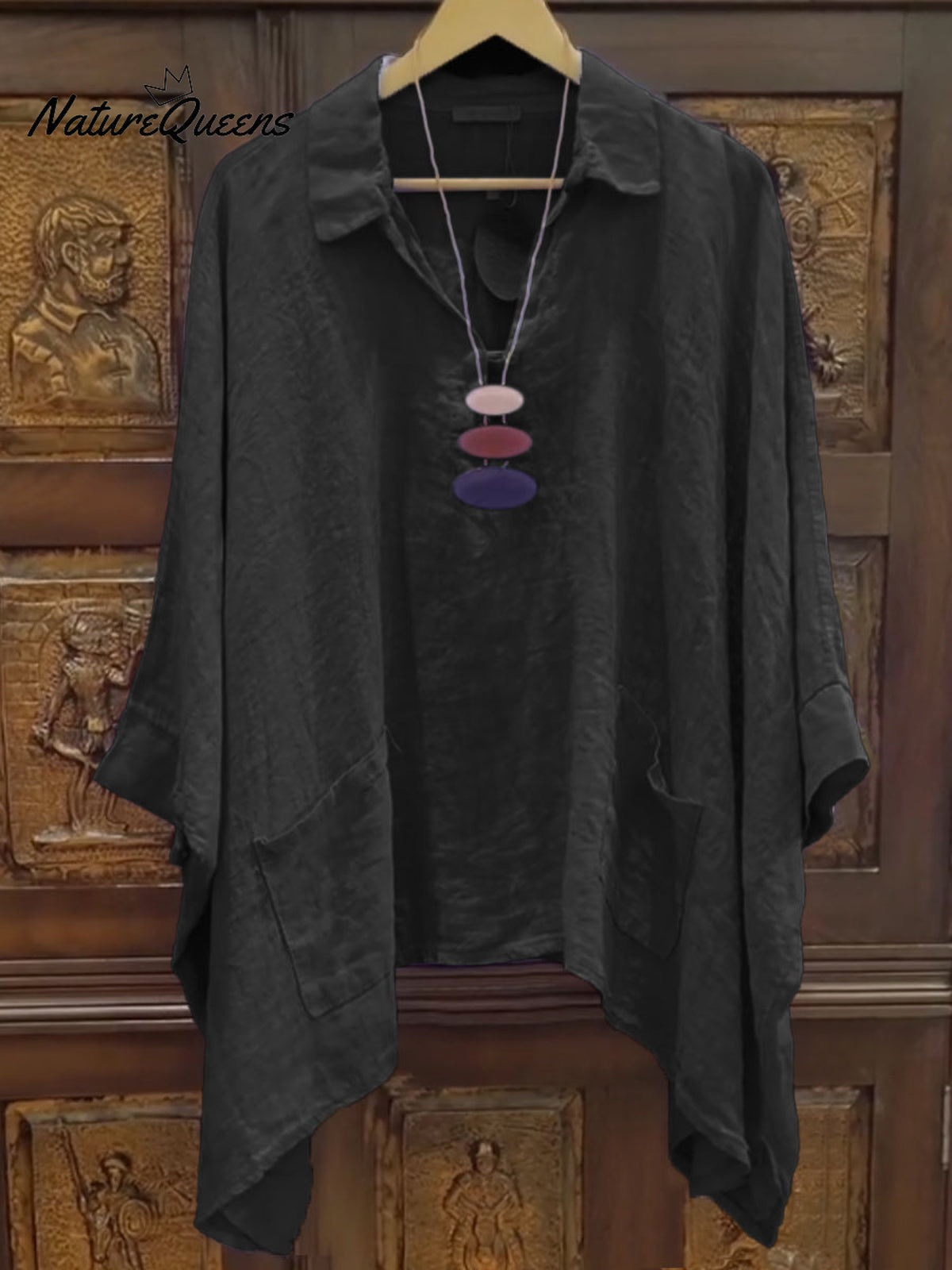 Women's Casual Cotton And Linen Shirt