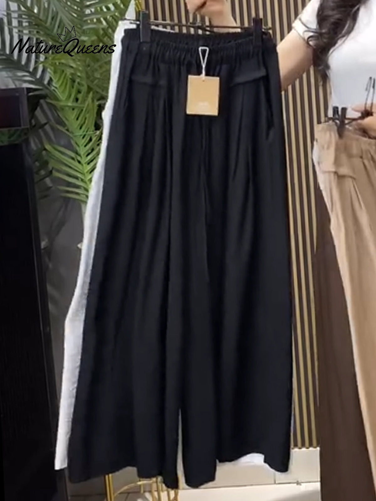 Women's Cotton And Linen Casual Pants