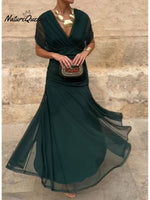 🔥Limited time promotion Women's Elegant Mesh Boutonniere Dress