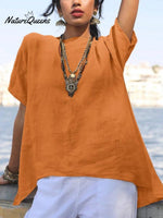 Solid Color A - Line Top Orange / S