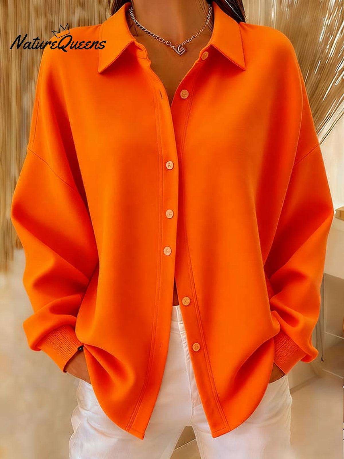 Women's Casual Loose Multi-Color Autumn And Winter Shirt