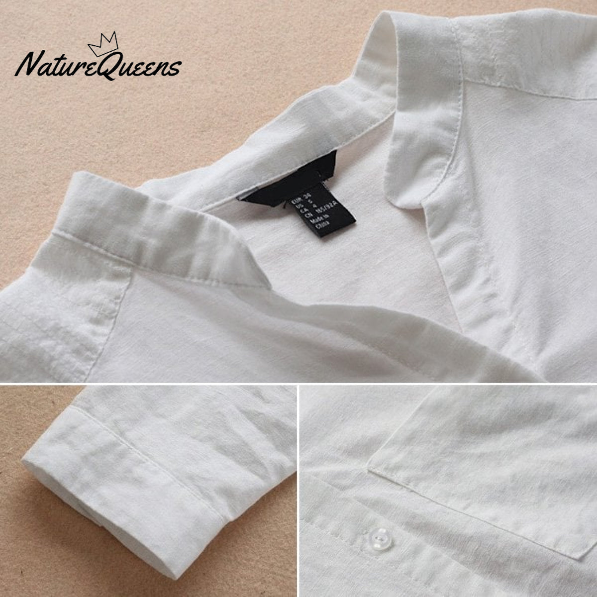 Linen Cotton Casual Loose Shirt-Buy 3 Free Shipping