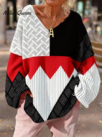 Women's Casual Printed Sweatshirt