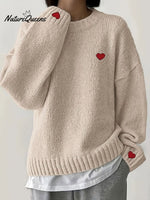 Women's Valentine's Day Heart Casual Sweater