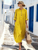 Women'S Casual Solid ColorDress