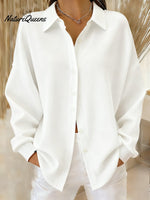 Women's Casual Loose Multi-Color Autumn And Winter Shirt