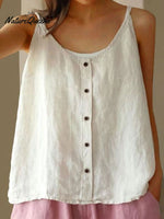 Women's Cotton Casual Loose Tank Top