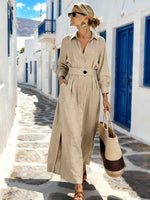 Women'S Casual Solid ColorDress