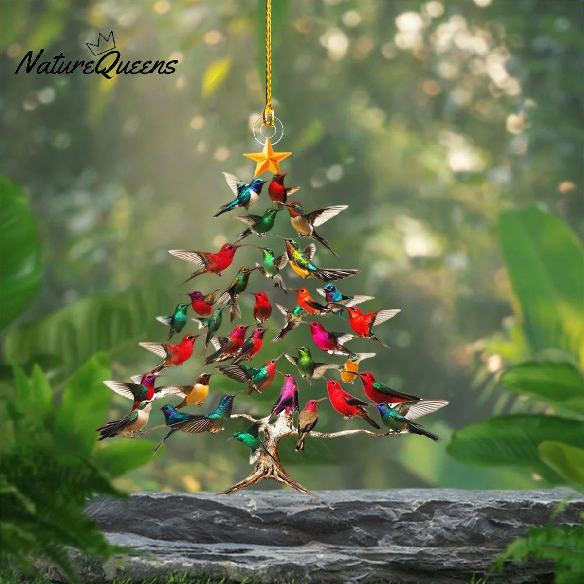 🔥🐦🎄Hummingbird Christmas Ornament✨(Same as in the video)
