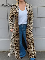 Alaia Animal Print Long Coat