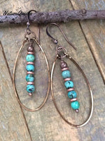 Vintage Turquoise Accessory Earrings