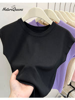 Women's Casual Slim Fit Round Neck Sleeveless Top