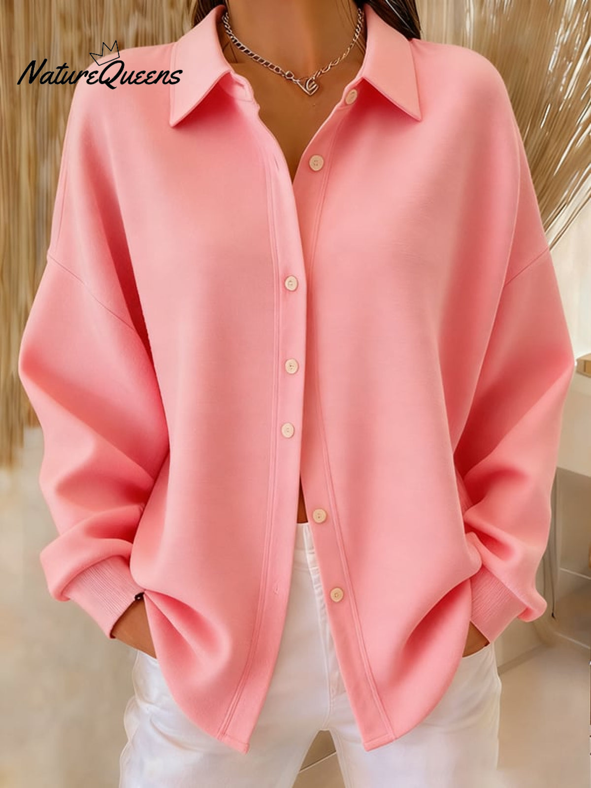 Women's Casual Loose Multi-Color Autumn And Winter Shirt