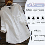 Linen Cotton Casual Loose Shirt-Buy 3 Free Shipping