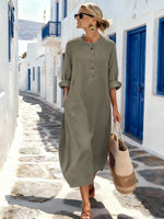 Women'S Casual Solid ColorDress