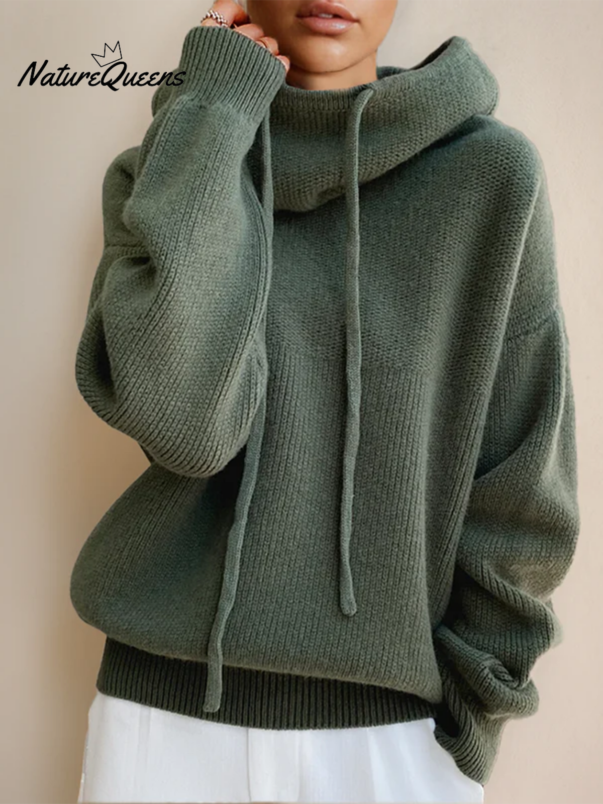 Cozy Loose Turtleneck Pullover Sweater