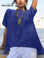 Solid Color A - Line Top Blue / S