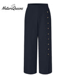 Women'sCotton And Linen Casual Pants