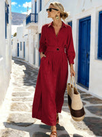 Women'S Casual Solid ColorDress