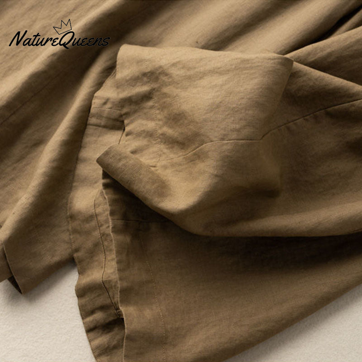 Dropping Cotton And Linen Cropped Wide - Leg Pants