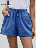 Women's Linen Casual Summer Shorts