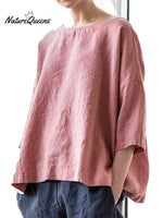 Cotton And Linen Vintage Fan Cover - Up Pink / S
