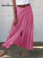 Women’s Colors Available Print Casual Half Body Skirt Rose Red / S