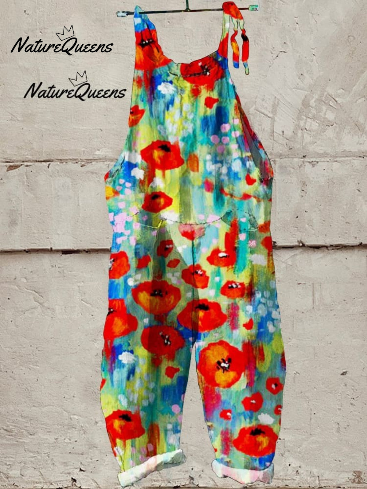 Women'sBright FlowerArt PrintCasual Cotton Shirt