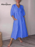 Women's Pocket Cotton Dress