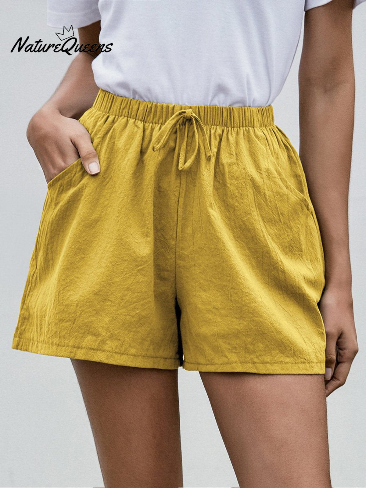 Women's Linen Casual Summer Shorts