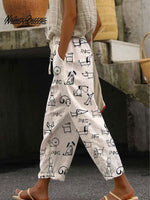 Women's Cute Dog Print Casual Cotton And Linen Shirt