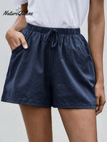 Women's Linen Casual Summer Shorts
