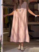 Women's Cotton and Linen Dress