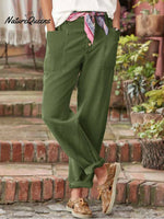 Women's Loose Cotton And Linen Casual Pants