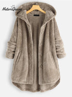 Women's Winter Hooded Velvet Jacket