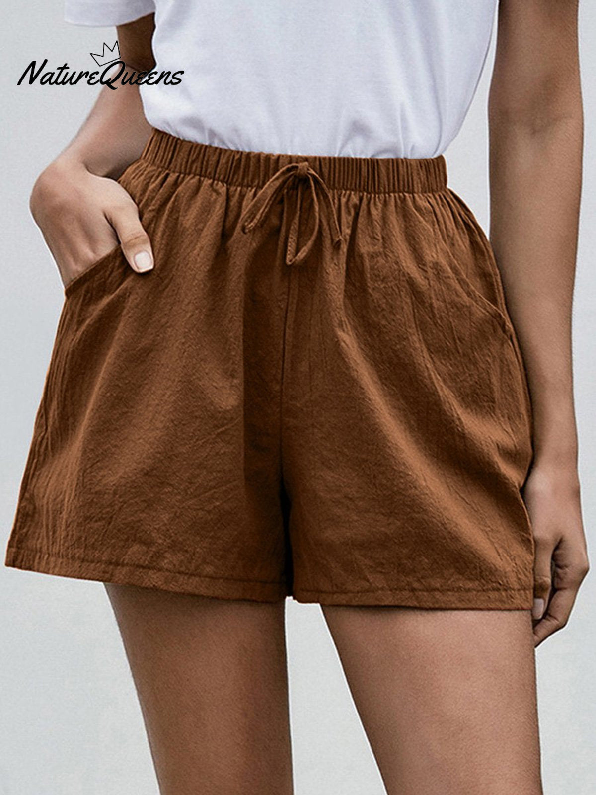 Women's Linen Casual Summer Shorts