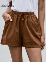 Women's Linen Casual Summer Shorts