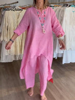 Women’s Solid Color Casual Suit Pink / S