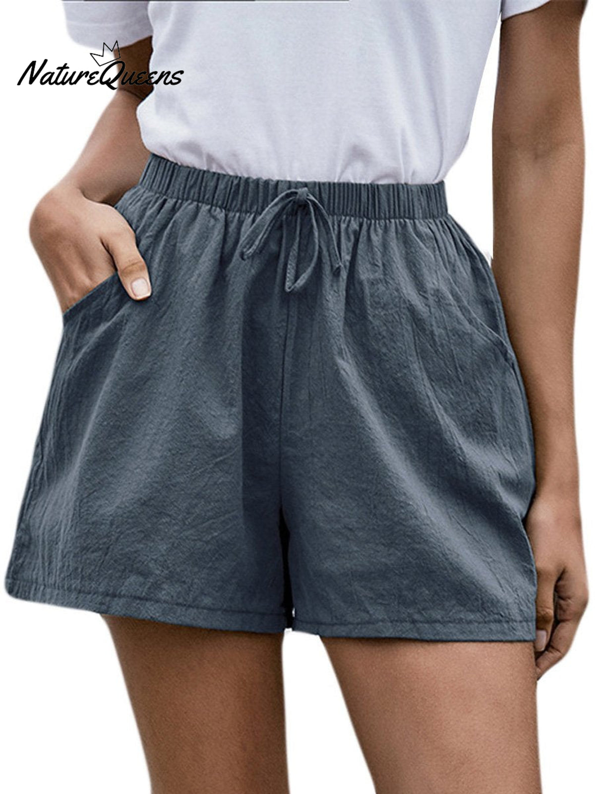 Women's Linen Casual Summer Shorts