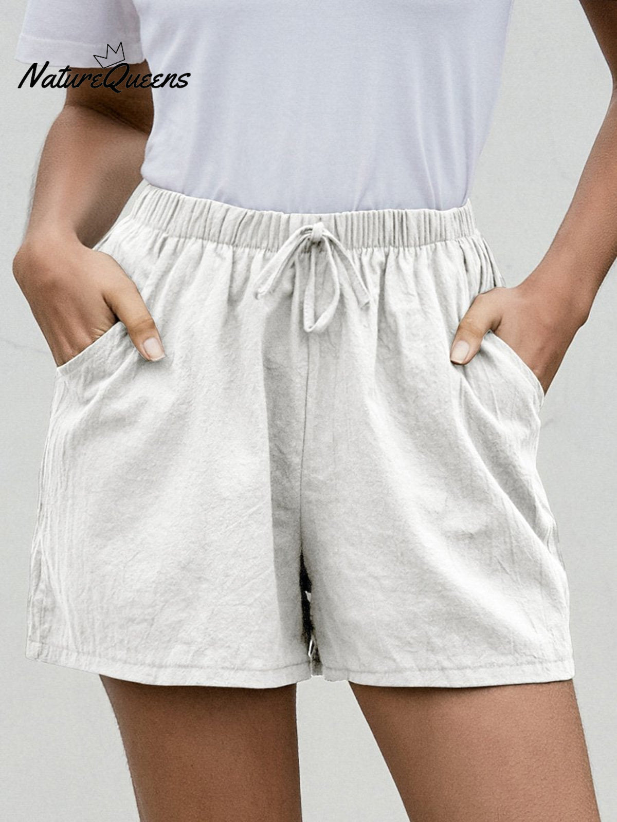 Women's Linen Casual Summer Shorts